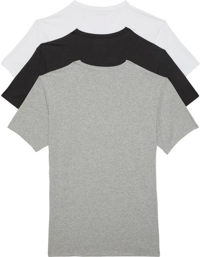 Calvin Klein Underwear T-shirt met elastische band met logo in een set van 3 stuks - Foto 2