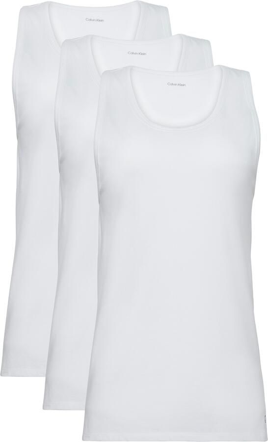 Calvin Klein T-shirt TANK 3PK met logo aan de zoom (3-delig Set van 3) - Foto 6