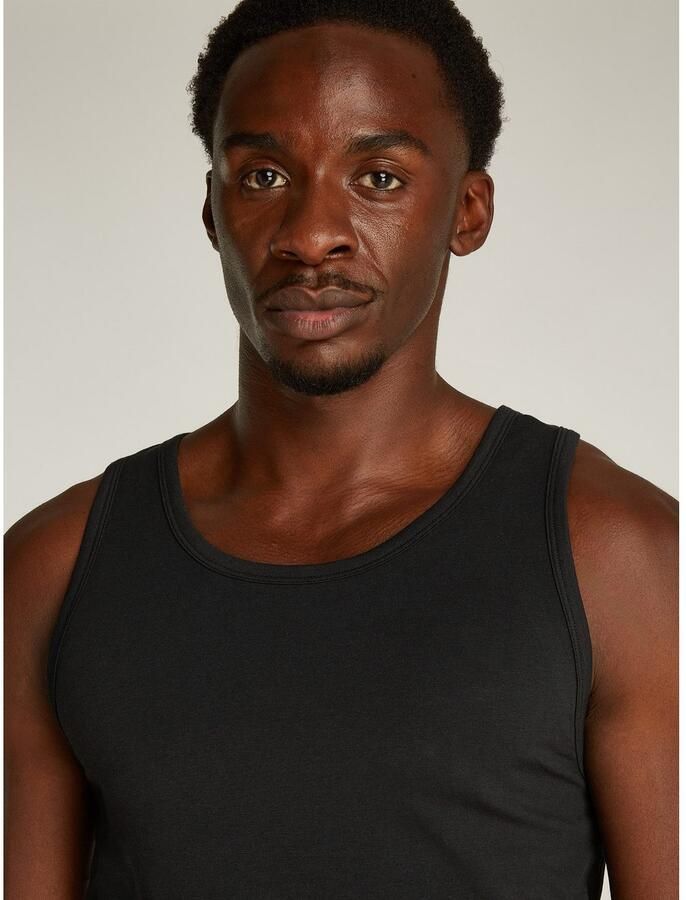 Calvin Klein T-shirt TANK 3PK met logo aan de zoom (3-delig Set van 3)