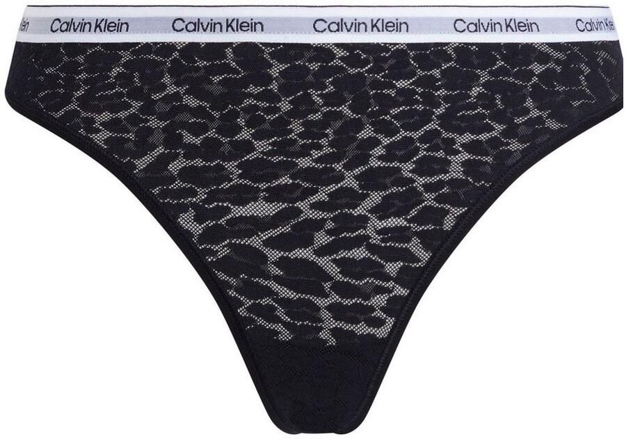 Calvin Klein T-string HIGH LEG THONG met ck-logo op de tailleband - Foto 4