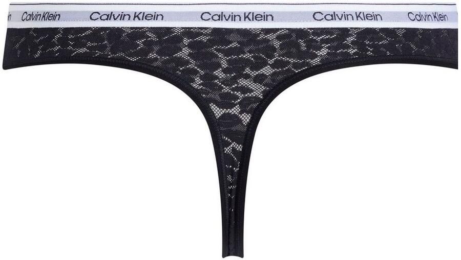 Calvin Klein T-string HIGH LEG THONG met ck-logo op de tailleband - Foto 6