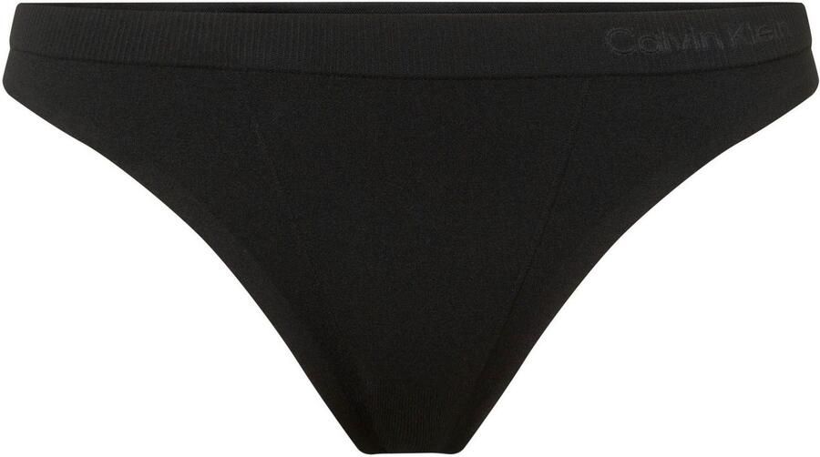 Calvin Klein Underwear String met logo in band model 'THONG' - Foto 8