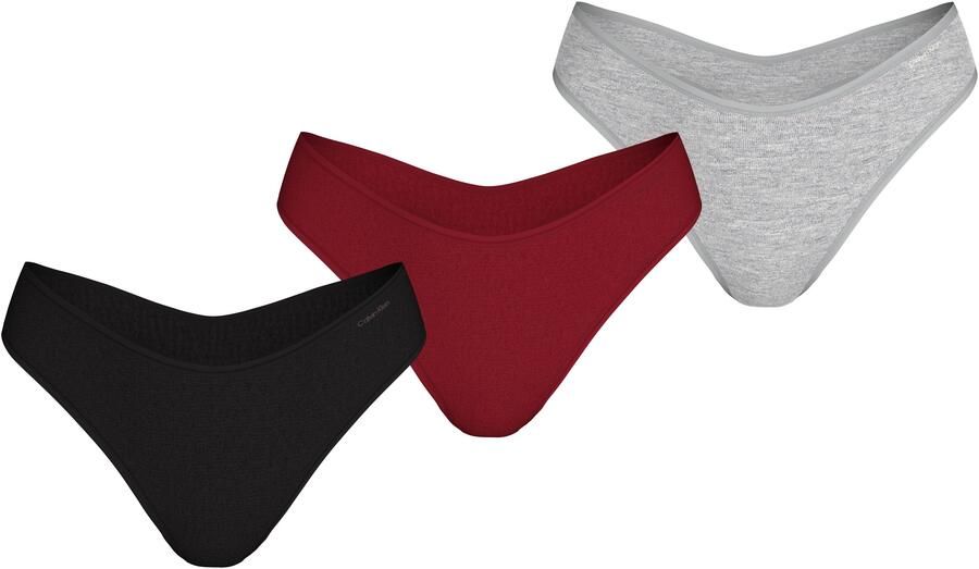 Calvin Klein Tanga 3 PACK THONG (LOW-RISE) (3 stuks) - Foto 5