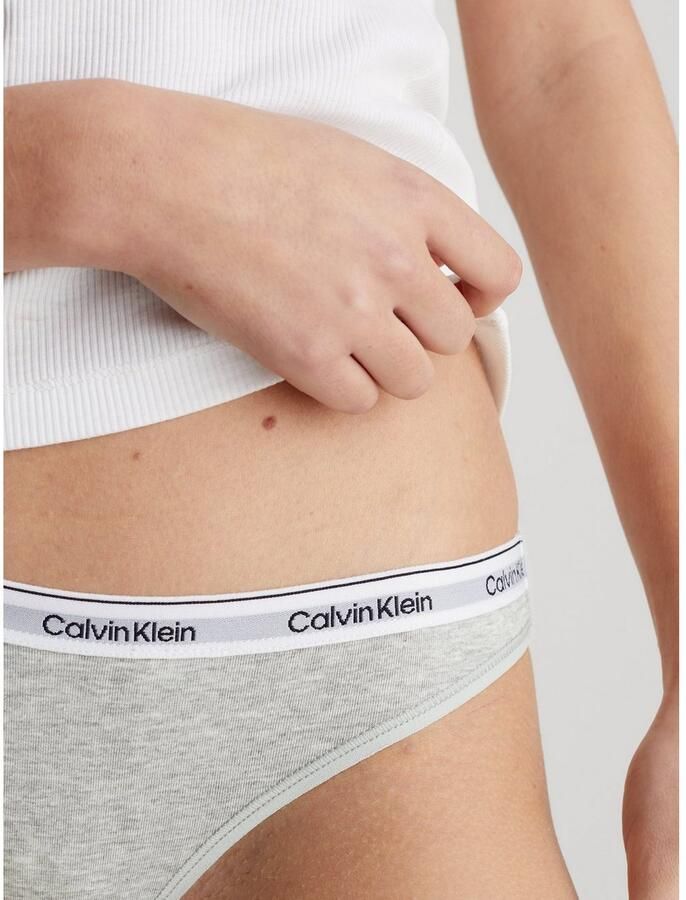 Calvin Klein Tanga 3 PACK THONG (LOW-RISE) String low waist met logoband (3 stuks)