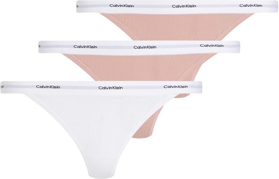 Calvin Klein Jeans Slips LV00QD5308TL2 STRING THONG 3PK - Foto 8