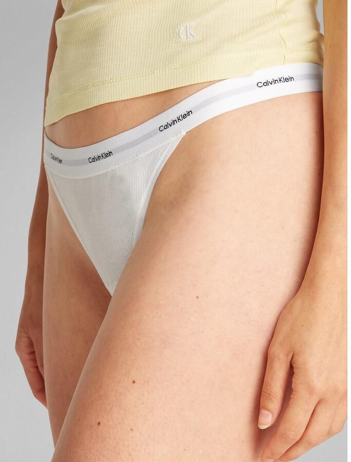 Calvin Klein Jeans Slips LV00QD5308TL2 STRING THONG 3PK - Foto 4