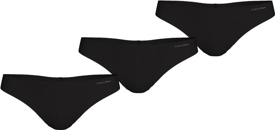 Calvin Klein Tanga THONG 3PK met logo-opschrift (Set van 3) - Foto 6