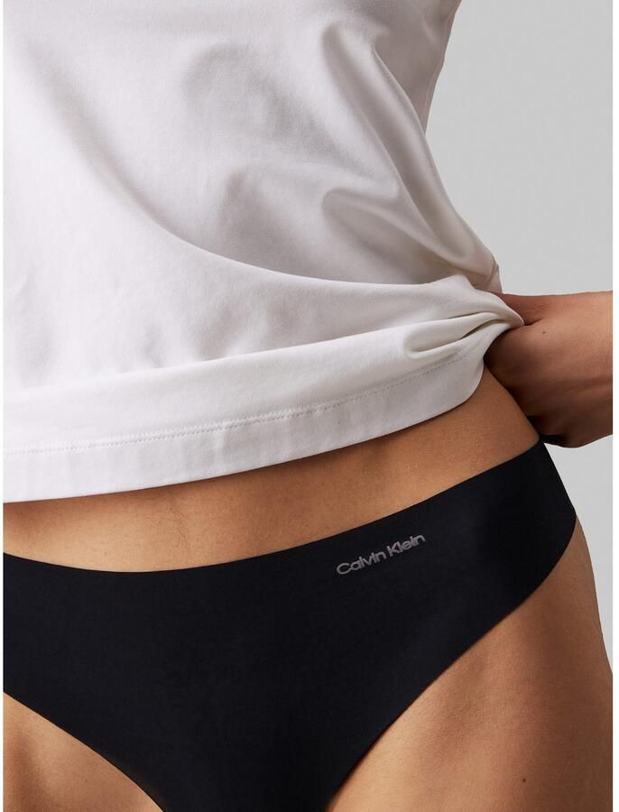 Calvin Klein Tanga THONG 3PK met logo-opschrift (Set van 3)