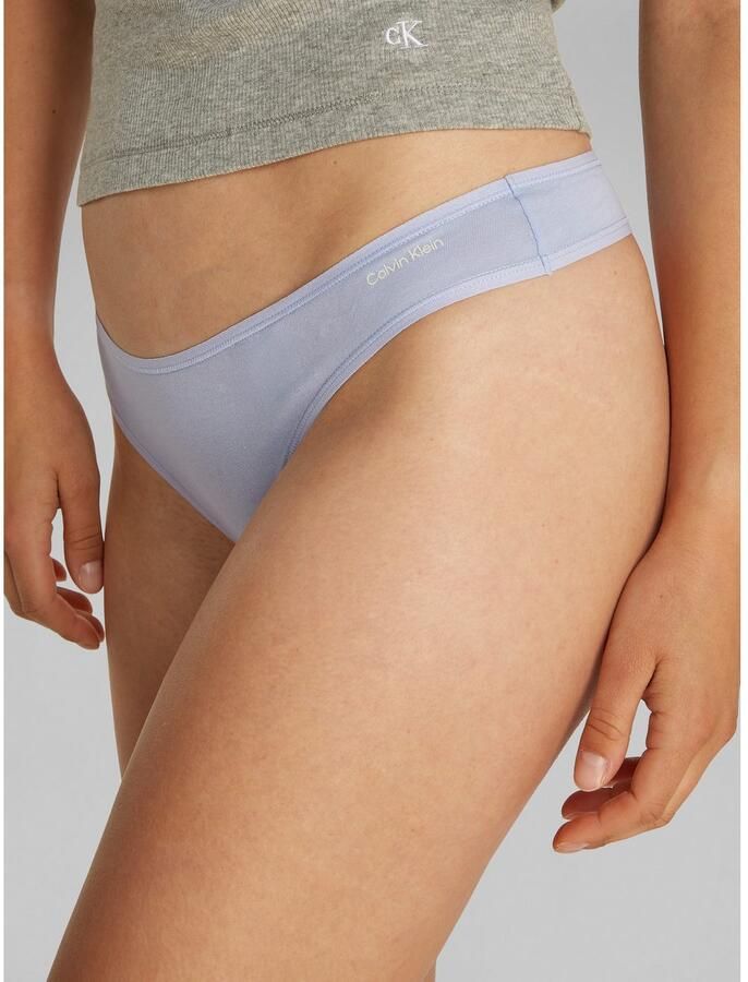 Calvin Klein Tanga THONG 5PK met logo-opschrift (Set van 5)