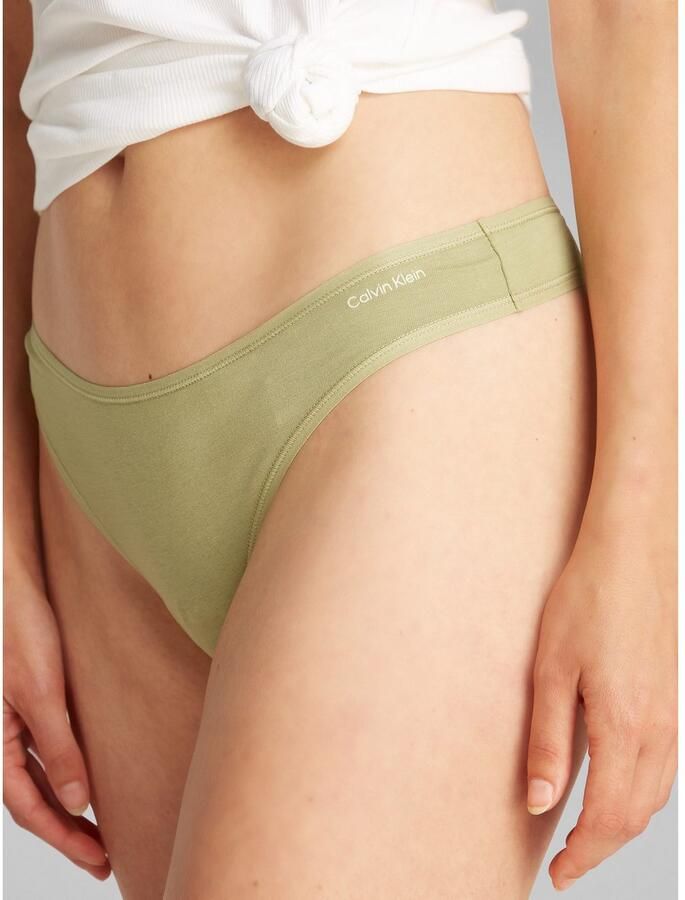 Calvin Klein Tanga THONG 5PK met logo-opschrift (Set van 5)