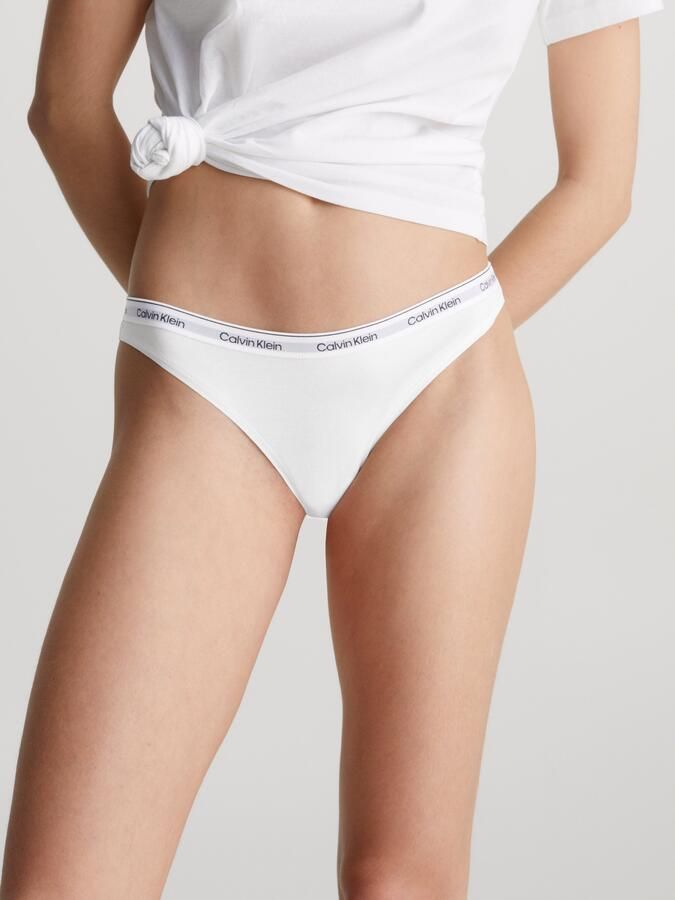 Calvin Klein Underwear String in effen design - Foto 4