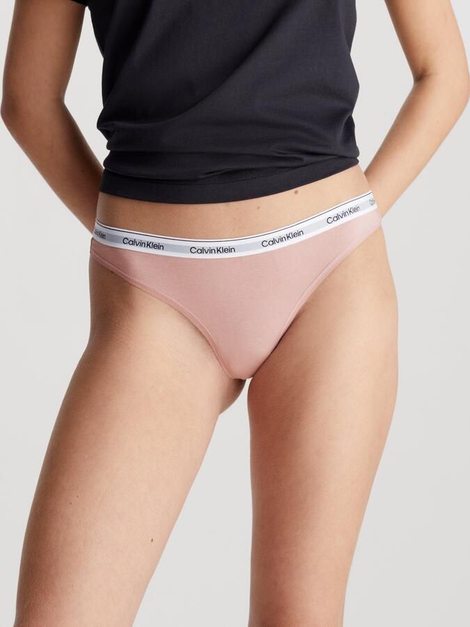 Calvin Klein Underwear String in effen design - Foto 4