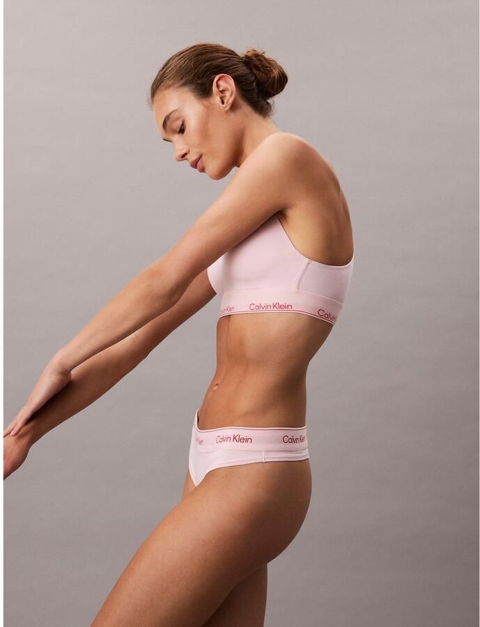 Calvin Klein Underwear String met elastische band en labeldetails