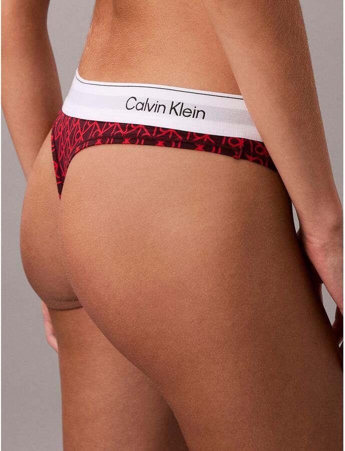 Calvin Klein Underwear String met elastische band en labeldetails