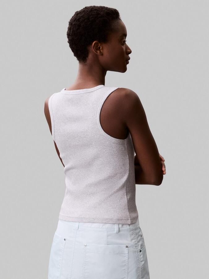 Calvin Klein Jeans Tanktop met labeldetail - Foto 3