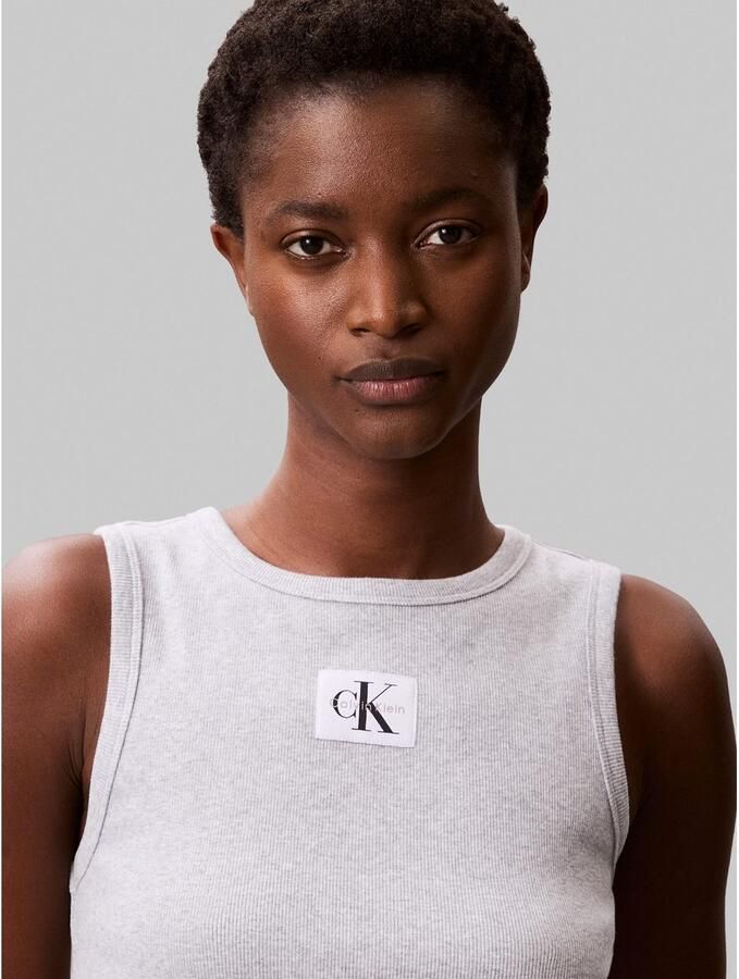 Calvin Klein Jeans Tanktop met labeldetail - Foto 2