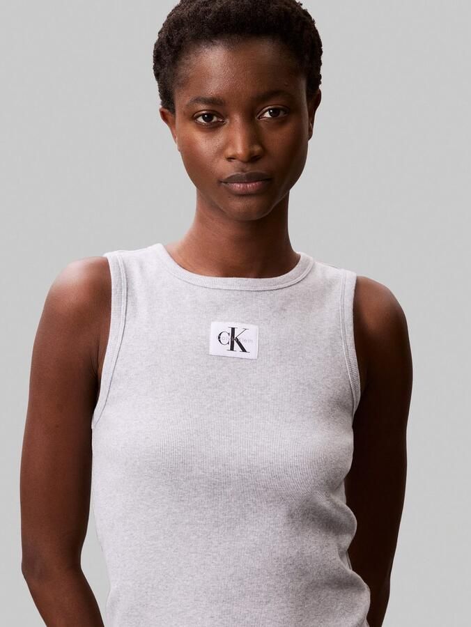 Calvin Klein Jeans Tanktop met labeldetail - Foto 5