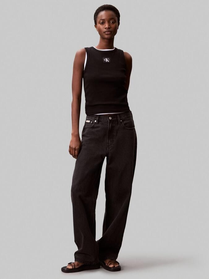 Calvin Klein Jeans Tanktop met labeldetail - Foto 4