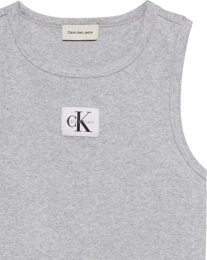 Calvin Klein Jeans Tanktop met labeldetail
