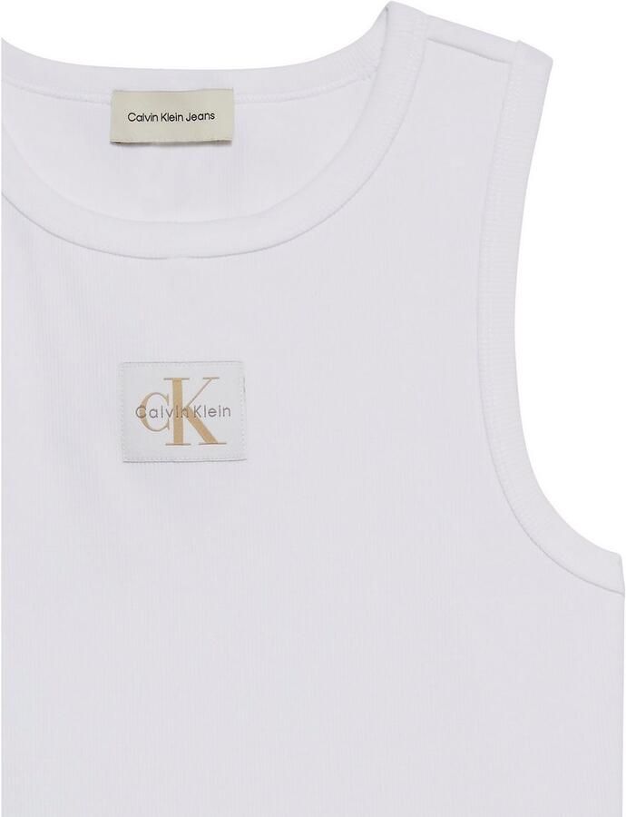 Calvin Klein Jeans Tanktop met labeldetail