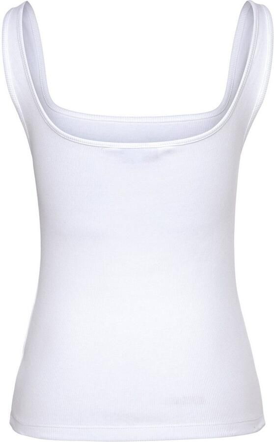 Calvin Klein Tanktop CK RIB TANK TOP met hoekige hals - Foto 2