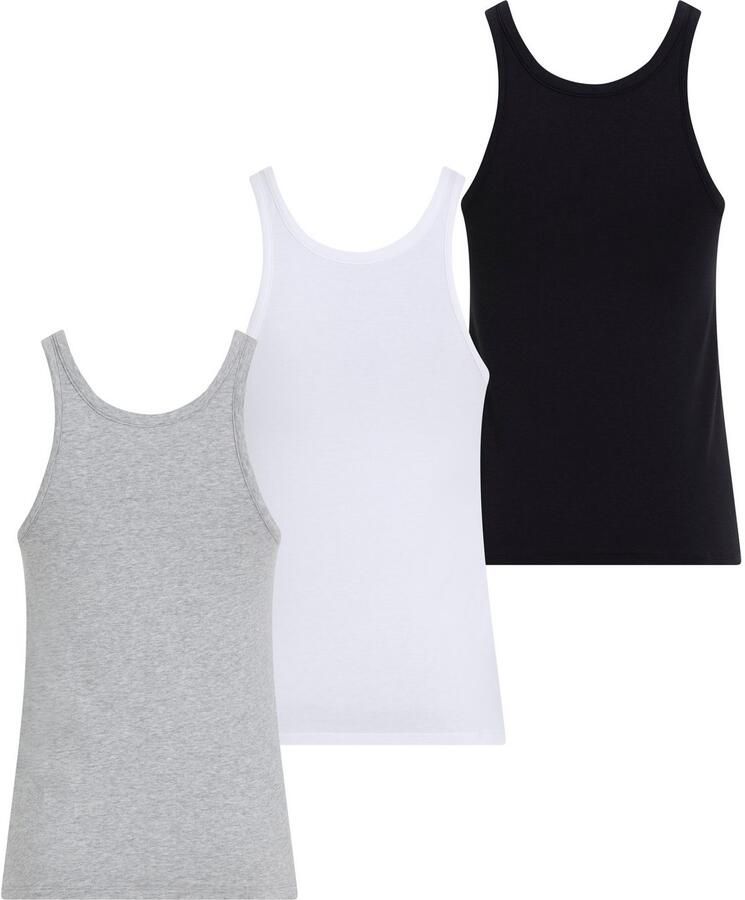 Calvin Klein Underwear Tanktop met logostitching in een set van 3 stuks