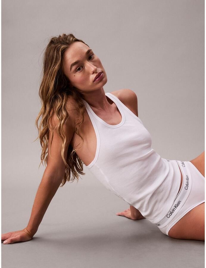 Calvin Klein Underwear Tanktop met logostitching in een set van 3 stuks - Foto 3