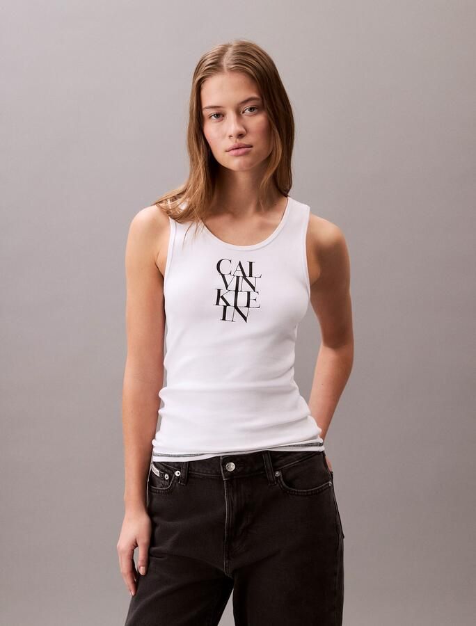 Calvin Klein Tanktop SL COTTON RIB SOLID TANK - Foto 9