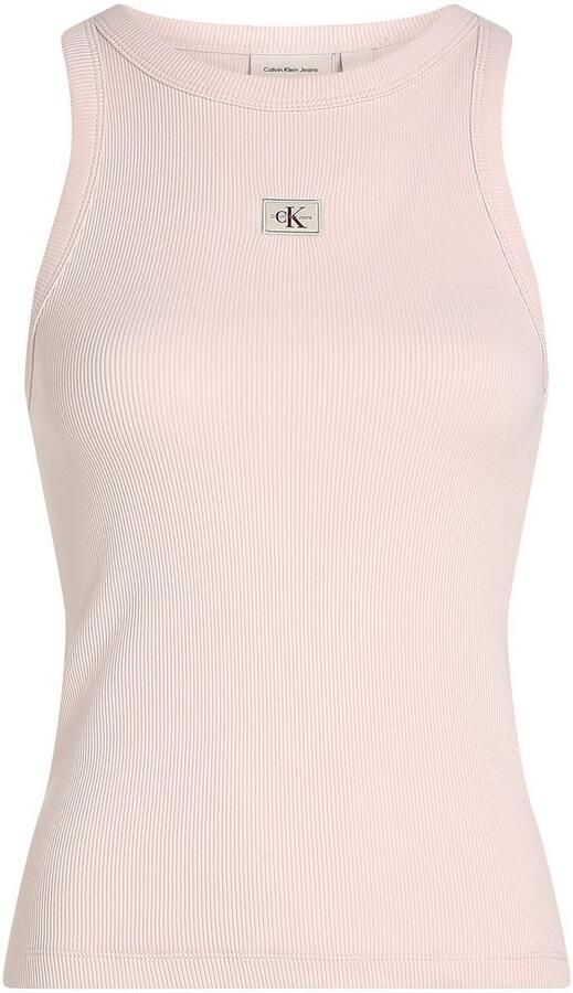 Calvin Klein Tanktop WOVEN LABEL RIB TANK TOP - Foto 4