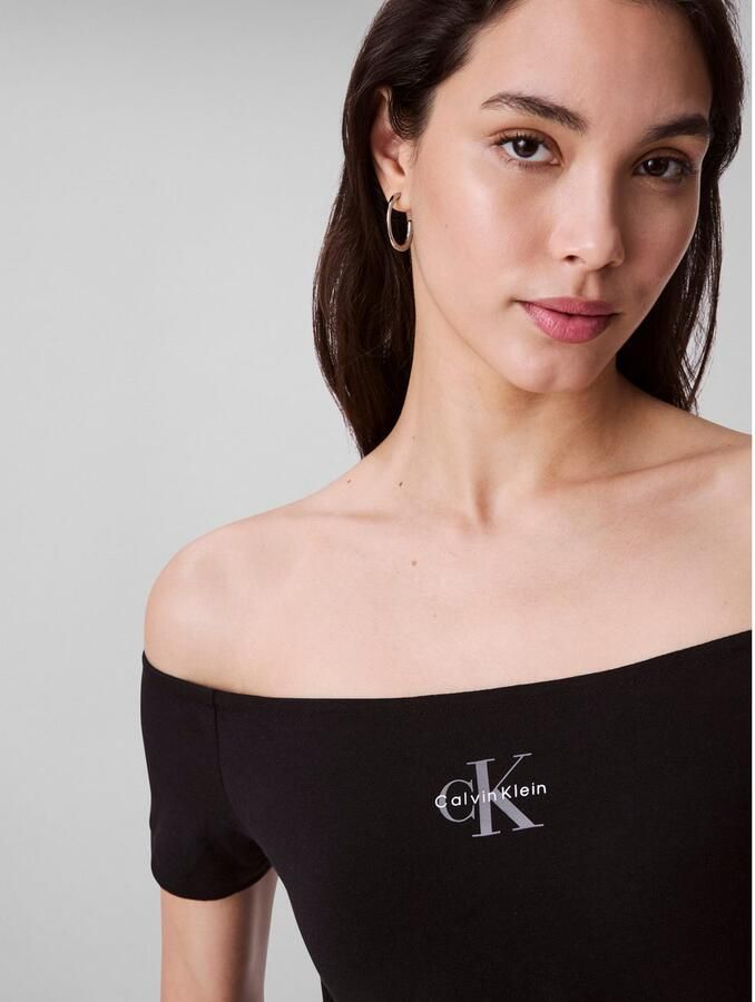 Calvin Klein Top MNGRM OFF SHLDR STRT - Foto 5