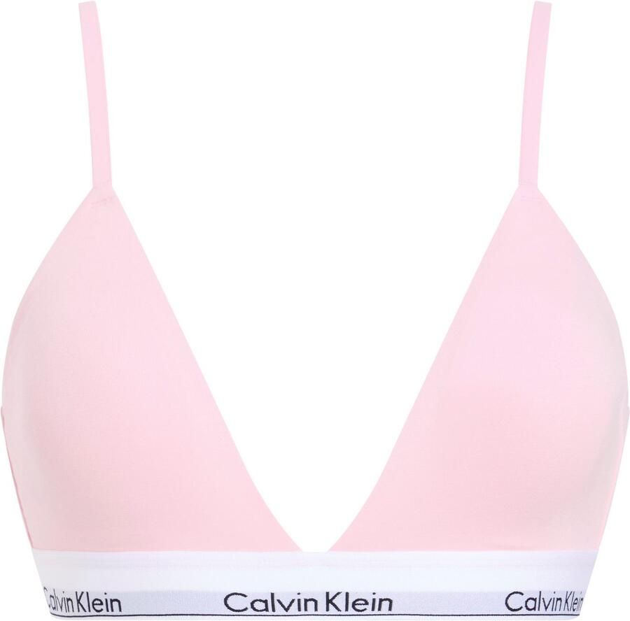 Calvin Klein Triangel-bh LGHT LINED TRIANGLE met ck-logo op de tailleband