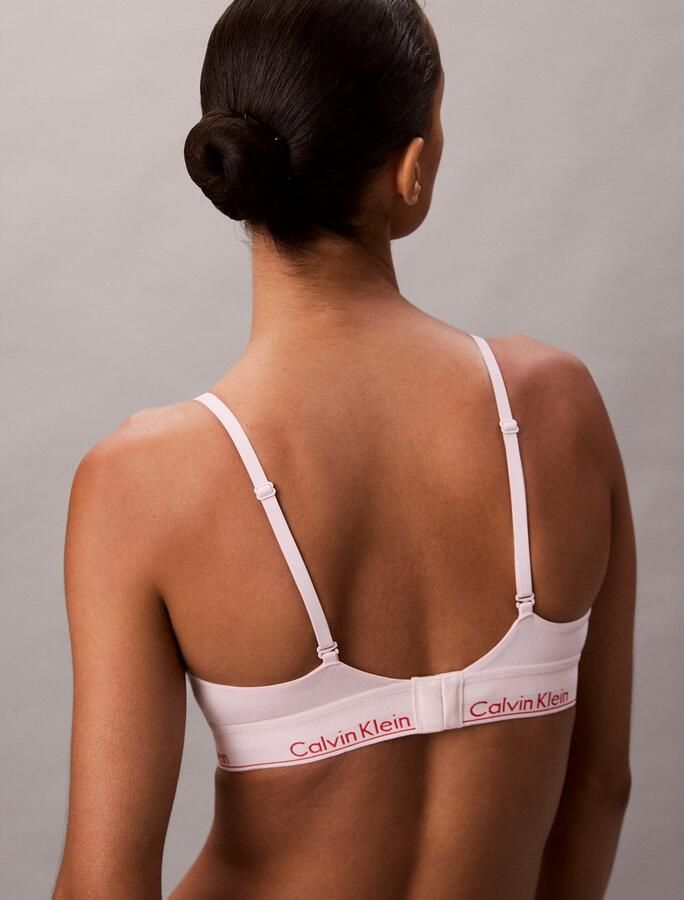 Calvin Klein Underwear Regular fit beha met logostitching model 'Triangle' - Foto 3