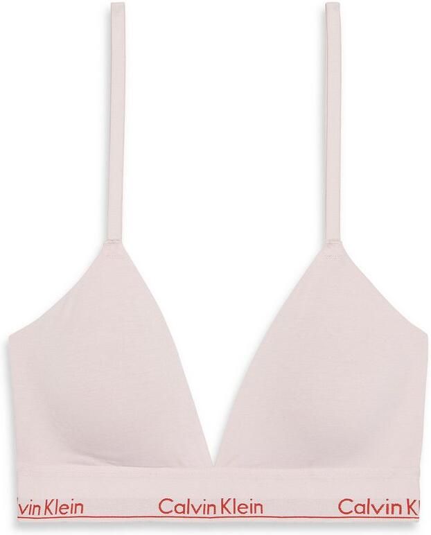 Calvin Klein Underwear Regular fit beha met logostitching model 'Triangle' - Foto 5