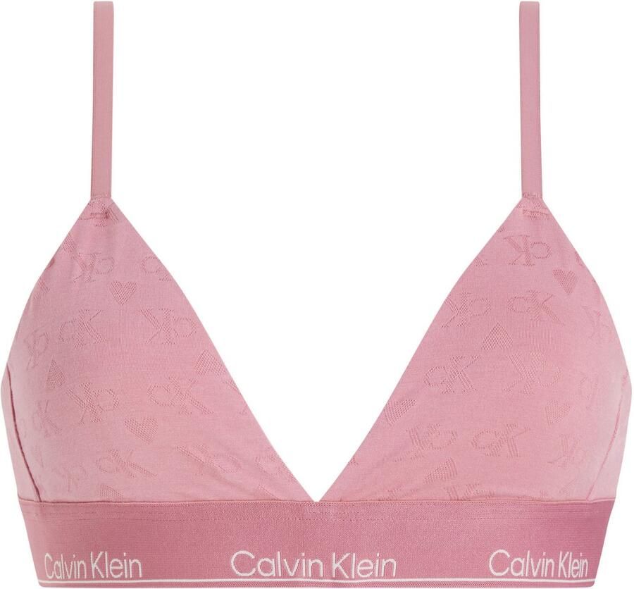 Calvin Klein Triangel-bh LIGHTLY LINED TRIANGLE met logo-onderbusteband - Foto 3