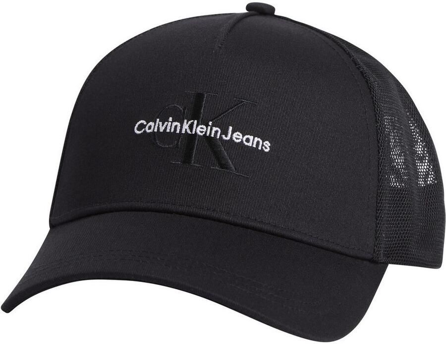 Calvin Klein Truckerpet MONO LOGO EMBRO TRUCKER HAT