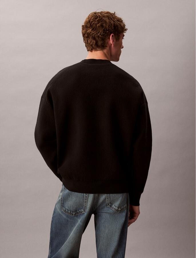 Calvin Klein Trui met ronde hals LS CTTN CASHMERE 3D LOGO CRWNK S - Foto 2