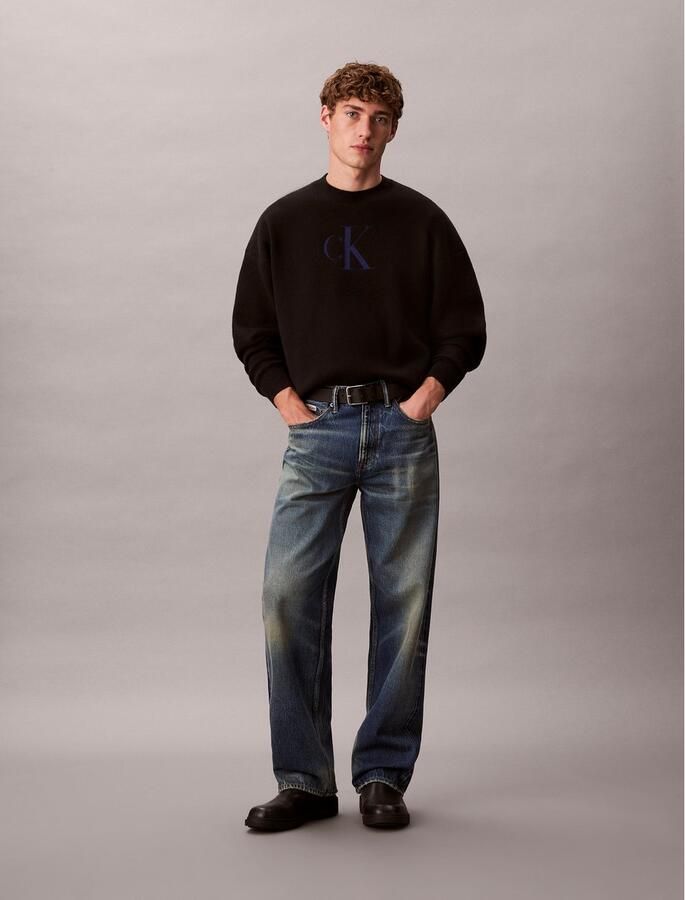 Calvin Klein Trui met ronde hals LS CTTN CASHMERE 3D LOGO CRWNK S - Foto 4