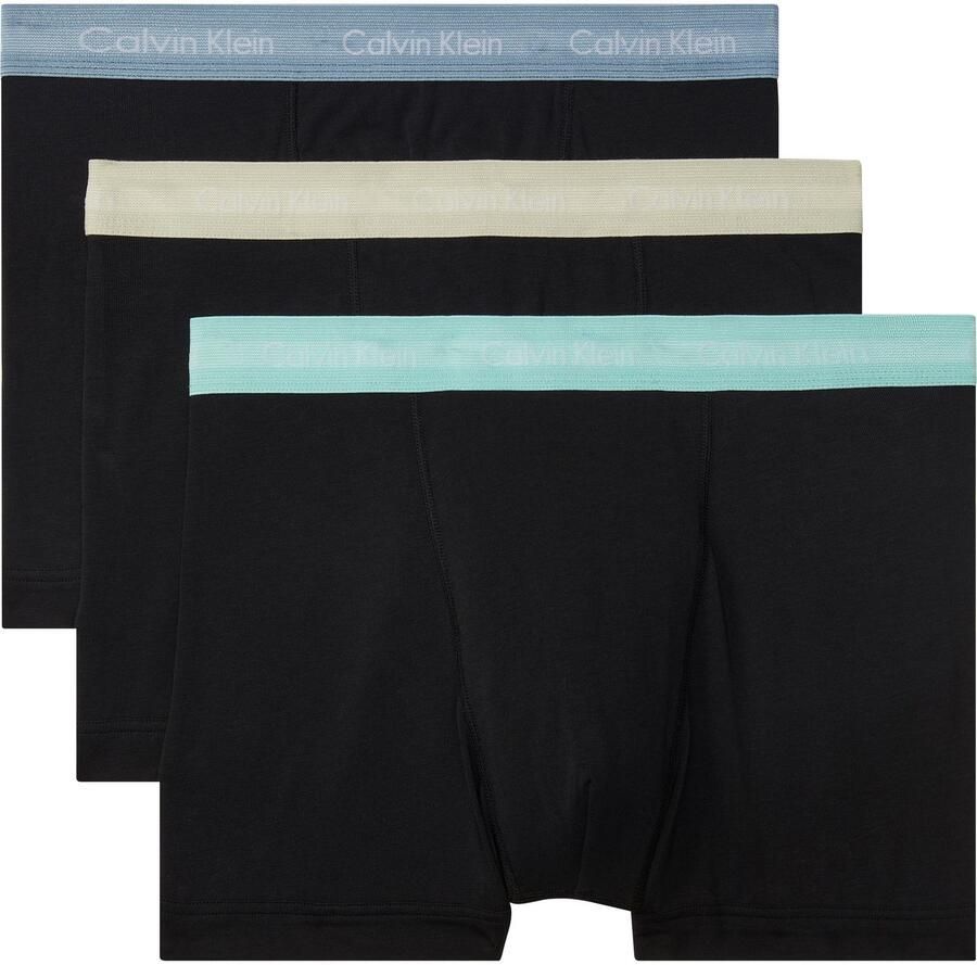 Calvin Klein Trunk 3PK met logo-elastische tailleband (3 stuks) (3 stuks)