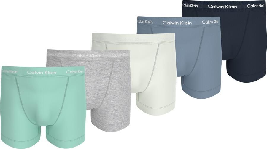 Calvin Klein Trunk 5PK met elastische logo-band (5 stuks Set van 5) - Foto 3