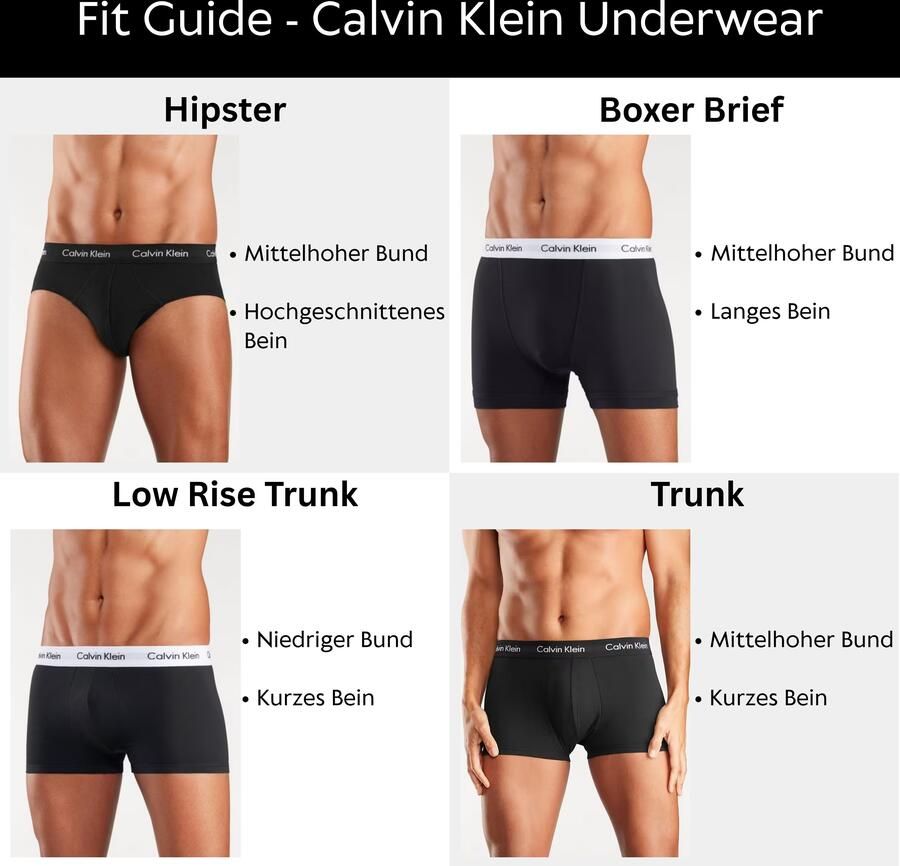 Calvin Klein Trunk 5PK Met elastische taille (5 stuks Set van 5) - Foto 2
