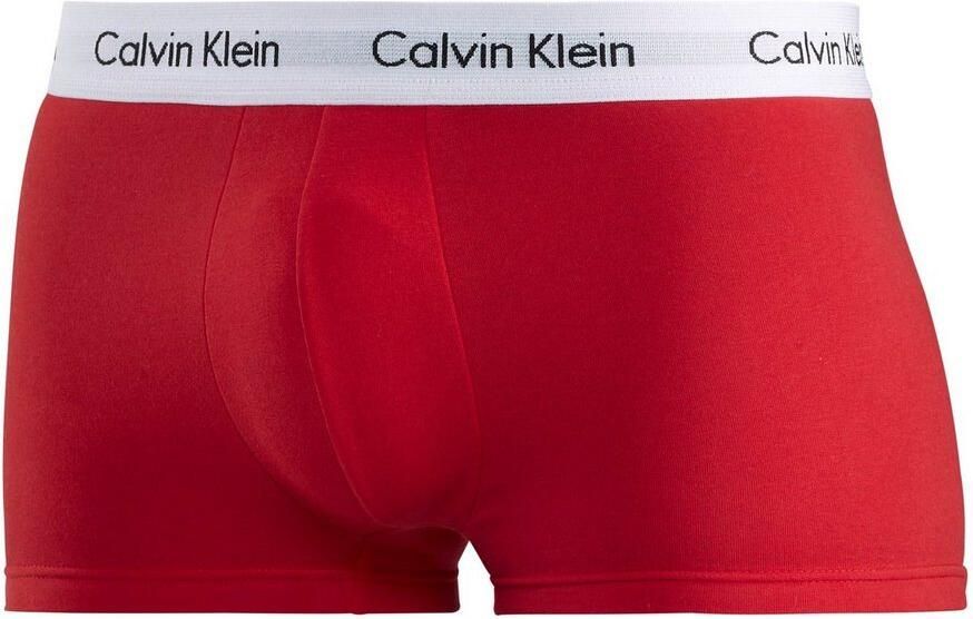 Calvin Klein Lage Boxershorts Set van 3 Marineblauw Sportief Ontwerp Blue Heren - Foto 14