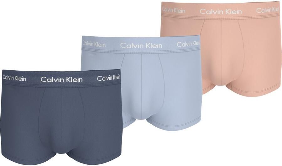 Calvin Klein Trunk LOW RISE TRUNK 3PK met logo-opschriften (3 stuks) - Foto 6