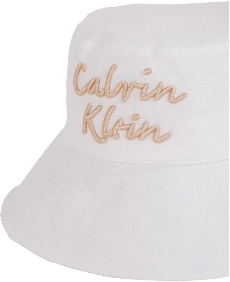 Calvin Klein Vissershoed SCRIPT LOGO BUCKET HAT