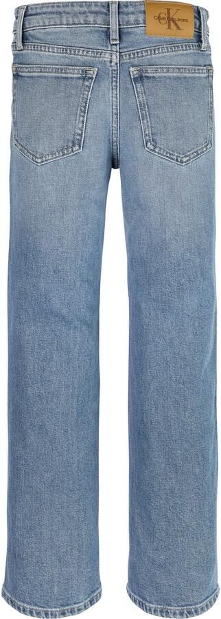 Calvin Klein Wijde jeans HR WIDE LEG AUTHENTIC BLUE DENIM voor kinderen tot 16 jaar met wijde pijpen - Foto 7