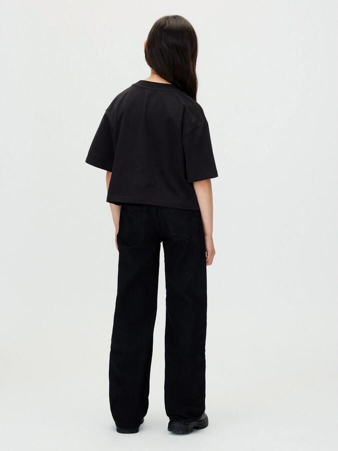 Calvin Klein Wijde jeans HR WIDE LEG voor kinderen tot 16 jaar hoge band - Foto 4