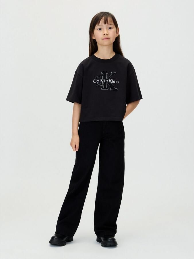 Calvin Klein Wijde jeans HR WIDE LEG voor kinderen tot 16 jaar hoge band - Foto 5