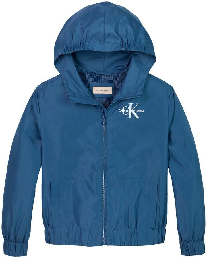 Calvin Klein Windbreaker MONOLOGO ESSENTIAL JACKET voor kinderen tot 16 jaar met logo-print