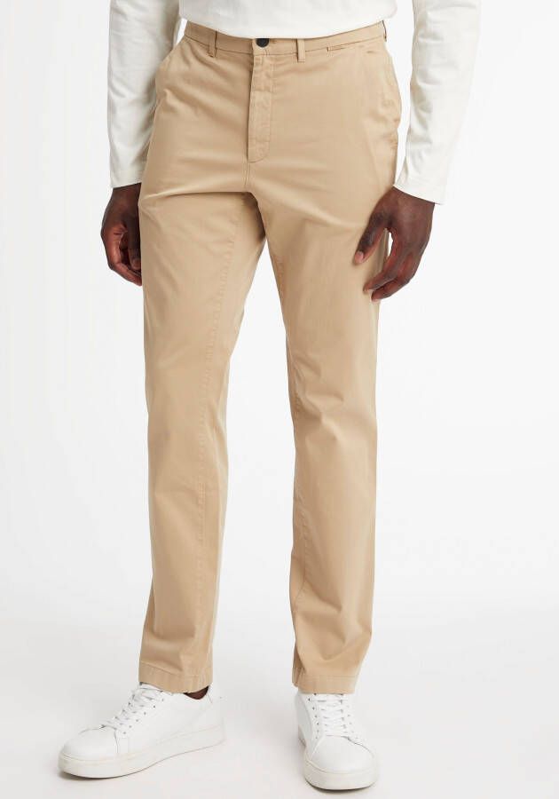 Calvin Klein Chino SATEEN SLIM CHINO van katoen-stretch