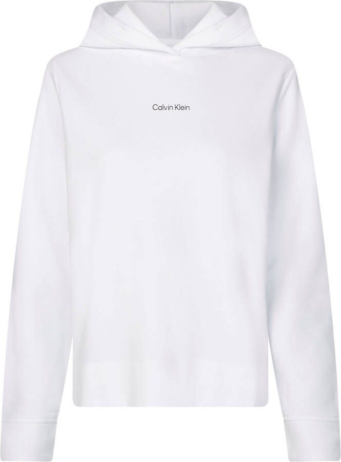 Calvin Klein Curve Hoodie INCLUSIVE MICRO LOGO ESS HOODIE met calvin klein-logo in contrastkleur