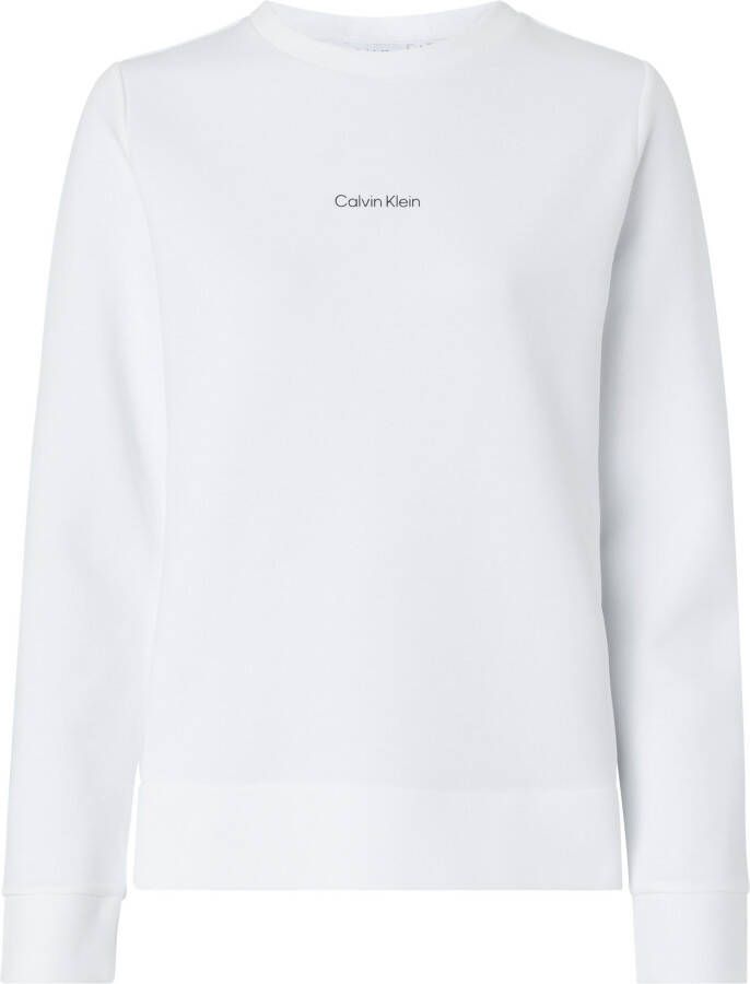Calvin Klein Curve Sweatshirt INCLU MICRO LOGO ESS SWEATSHIRT met logoborduursel op borsthoogte